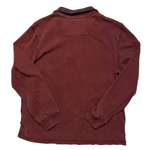 Timberland Men’s 100% Cotton Quarter-Zip Sweater Sweatshirt Pullover Size Large - Picture 2 of 7